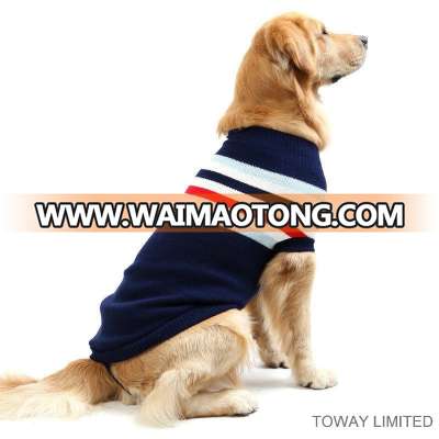 Fashion Design Stripes Knitting Pet Sweater for Large Dogs