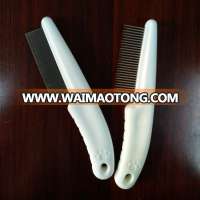 cat white color pet dog brush flea comb