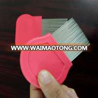 dog cat pink color pet brush flea comb