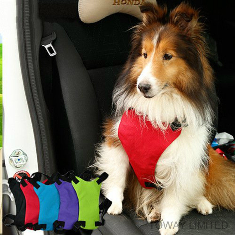 Design Dog Lead Car Seat safety Mesh Pet Harness Belt